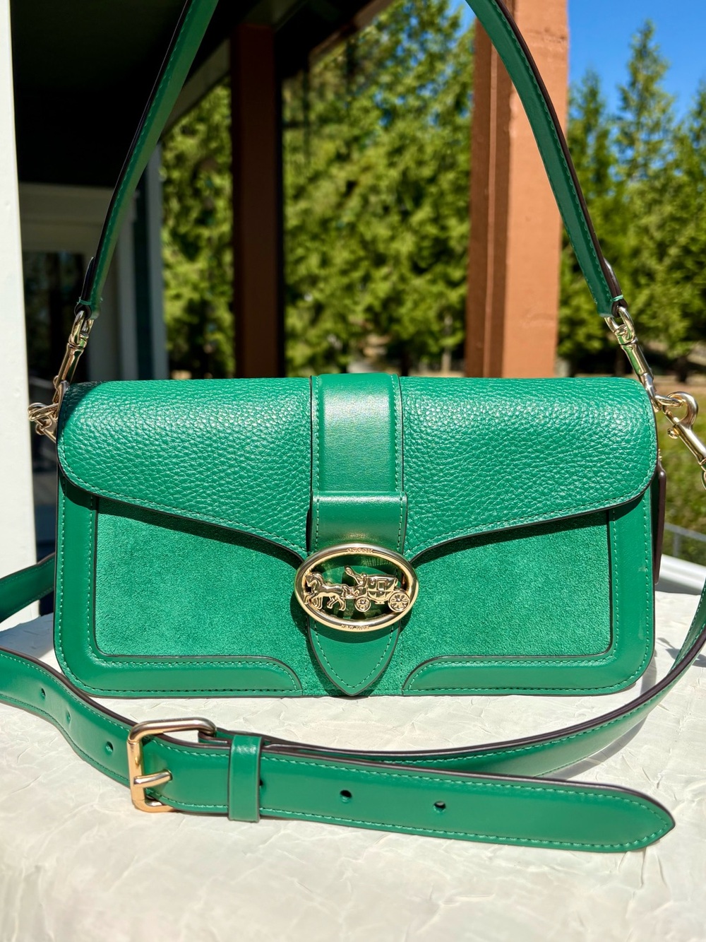 COACH Georgie Shoulder Bag C8345